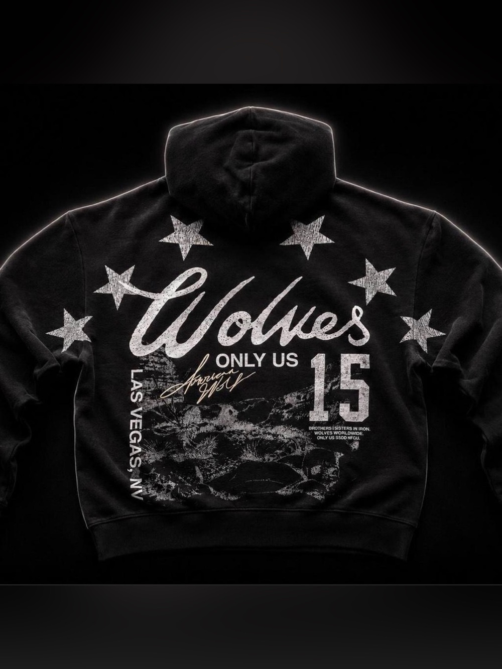 Darc Sport ‘Vegas Wolves’ Oversized Hoodie - Size L - NWT